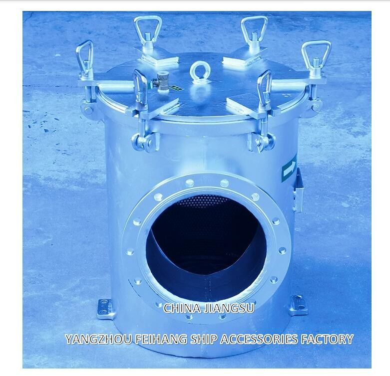 Filtre unique d'eau de mer - Filtre unique d'eau grossière pour le système de refroidissement de l'eau de mer AS250 CB/T497-1994
