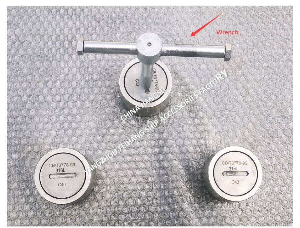 DN40-DN150 Tubes de sonorisation en acier moulé Tête de tuyau pour réservoir de ballast