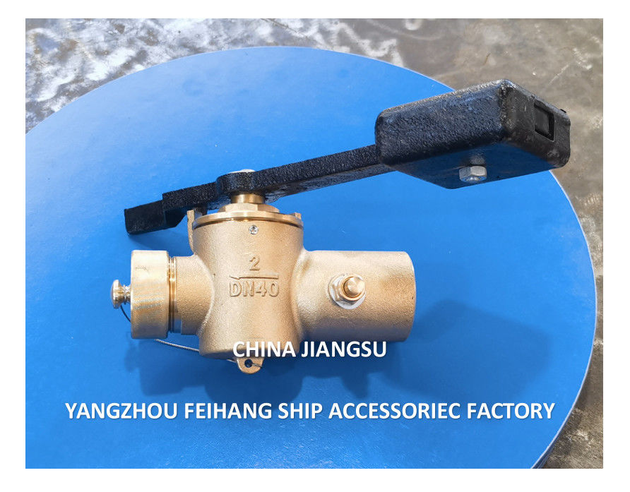 Chine Levier pondéré en bronze auto-fermant le coq sonore fileté Bsp modèle FH40 Cb/T3778-1999