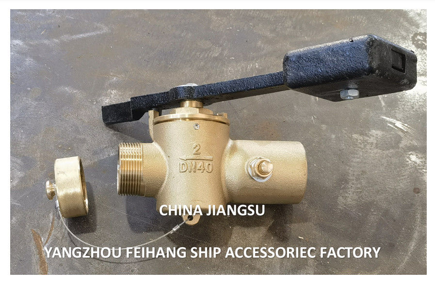 Paramètre technique pour les extrémités filetées avec levier de poids des soupapes de fermeture automatique en bronze modèle FH40 CB/T3778-1999