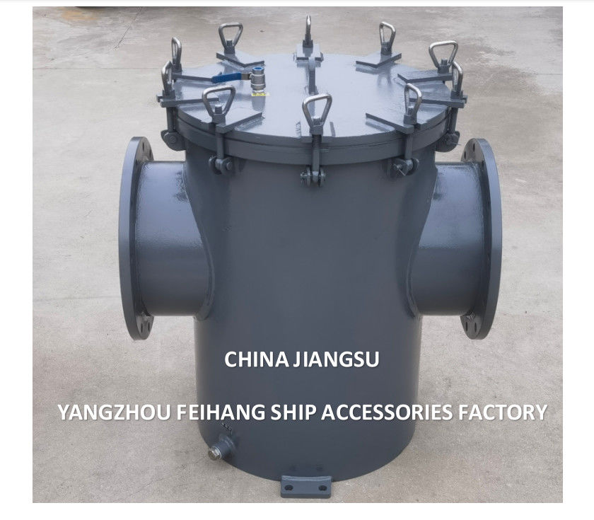 Chine AS350 CB/T497 Filtre à eau de mer en panier avec revêtement en caoutchouc Fournisseur - Feihang Marine