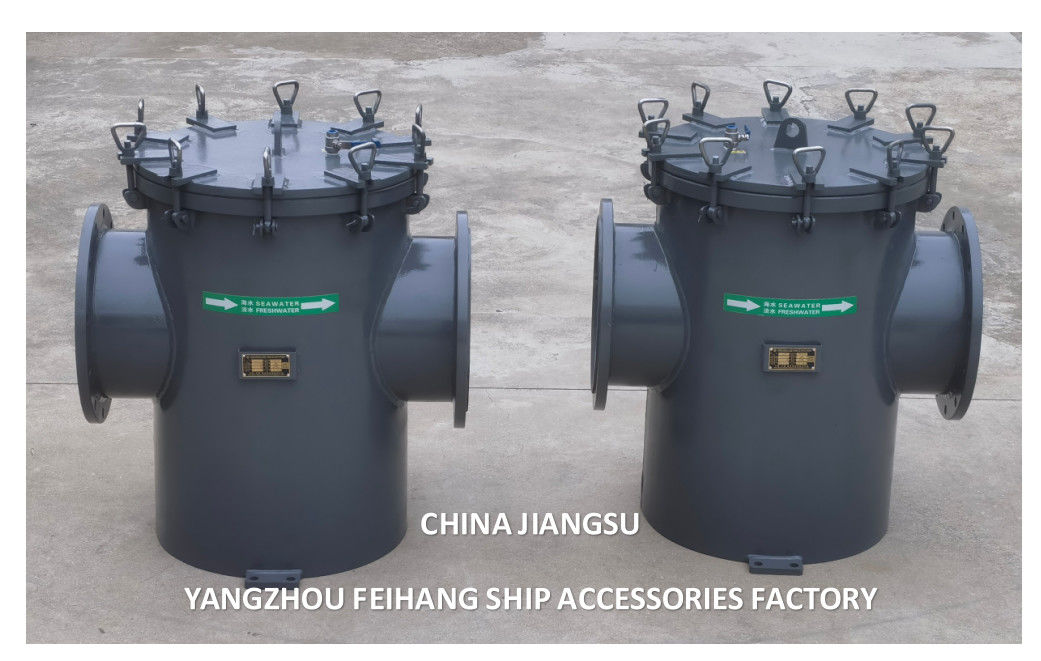 Pompes à eau de mer Filtre à eau de mer avec caoutchouc, filtre à eau de mer à inhalation AS350 CB/T 497-94 -Feihang Marine