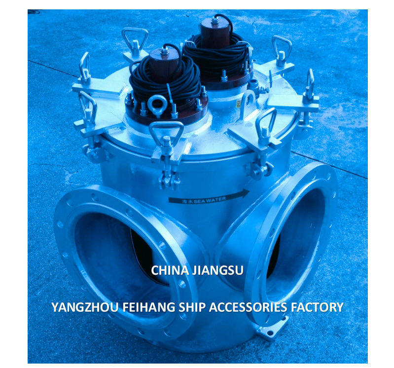 Systèmes de filtration de l'eau de mer BRS350 CB/T497-2012 avec modèle de système de prévention de la croissance marine MGPS