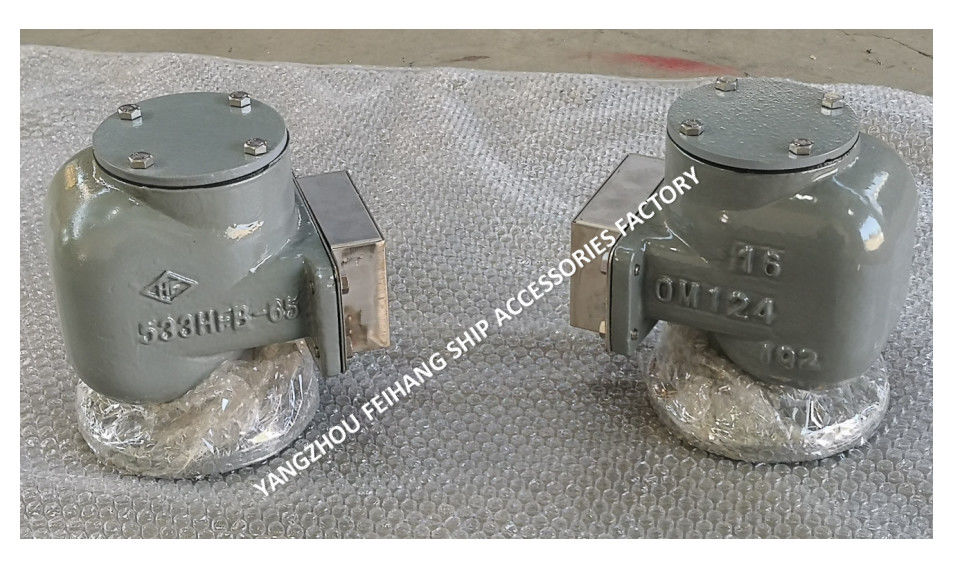 533HFB-DN65 Tête de ventilation de l'air Ensemble complet pour les réservoirs d'eau de ballast Tête de tuyau d'air modèle 533hfb-65a