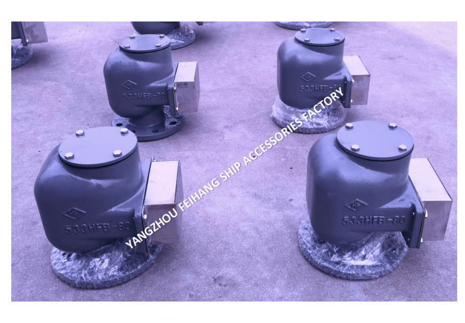 Tête d'aération de réservoir de ballast avec flotteur modèle-533hfb-80