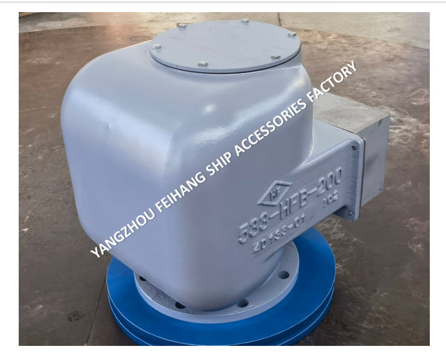 capuchon respirant pour réservoir de ballast de type flottable à bride en fonte avec filet incendie modèle 533hfb-200a