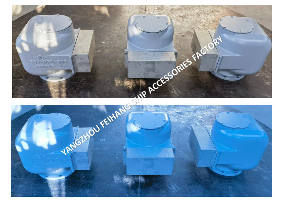 Tête d'aération marine ensemble complet 533HFB-200A Corps en fer ductile avec flotteur en acier inoxydable