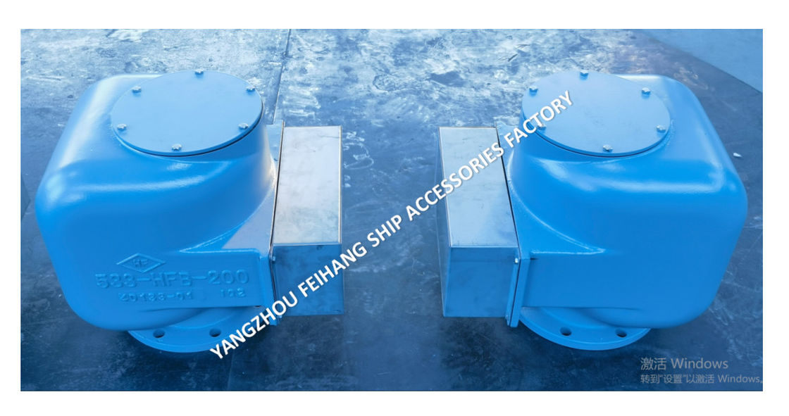 Le réservoir de ballast est équipé d'un conduit d'aération NO.533HFB-200A