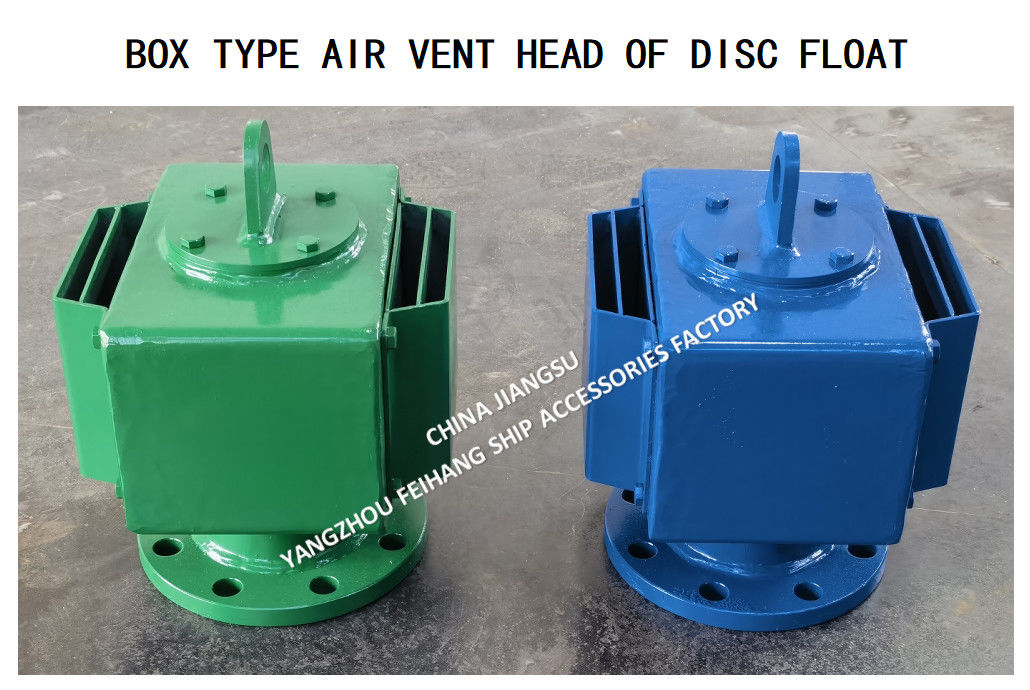 TYPE BOX MARINE Tête de ventilation DN100 pour réservoir d'eau douce Corps d'acier au carbone galvanisation à chaud avec boule flottante SUS316L