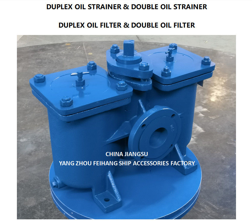 CHINE AS65 CB/T425 FEIHANG FILTRE D'OIL DE LUBE DUPLEX MARINE Il est utilisé pour le traitement de l'huile