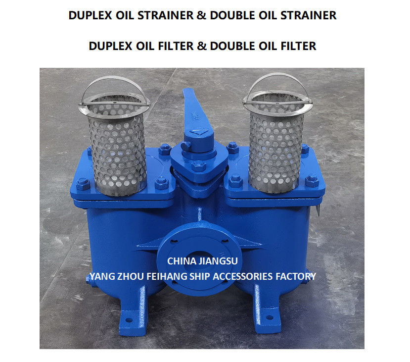 CHINE AS65 CB/T425 FEIHANG FILTRE D'OIL DE LUBE DUPLEX MARINE Il est utilisé pour le traitement de l'huile