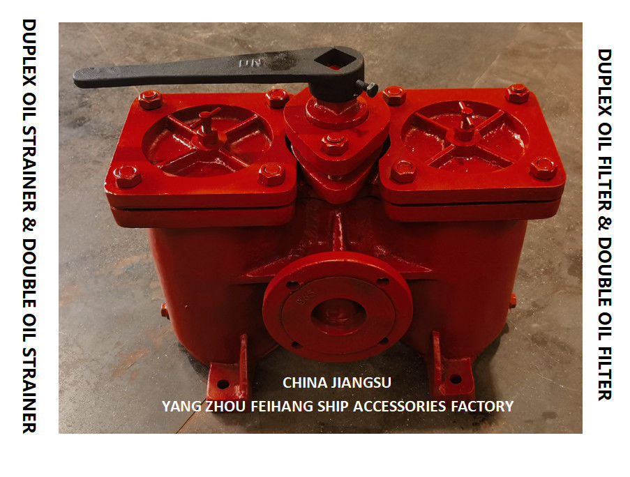 CHINE AS65 CB/T425 FEIHANG FILTRE D'OIL DE LUBE DUPLEX MARINE Il est utilisé pour le traitement de l'huile