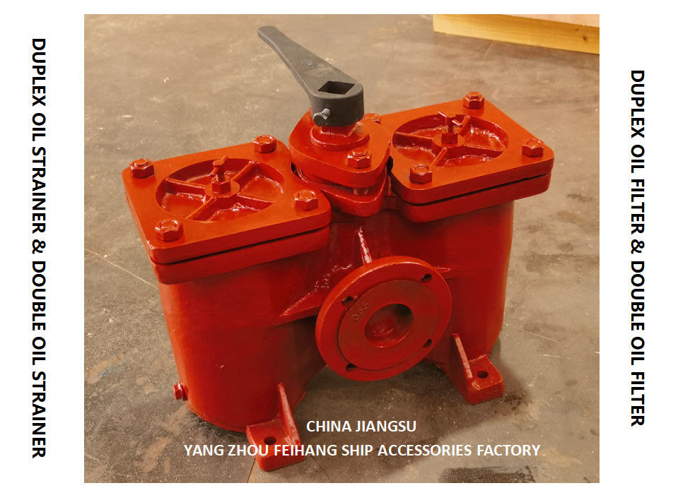 CHINE AS65 CB/T425 FEIHANG FILTRE D'OIL DE LUBE DUPLEX MARINE Il est utilisé pour le traitement de l'huile