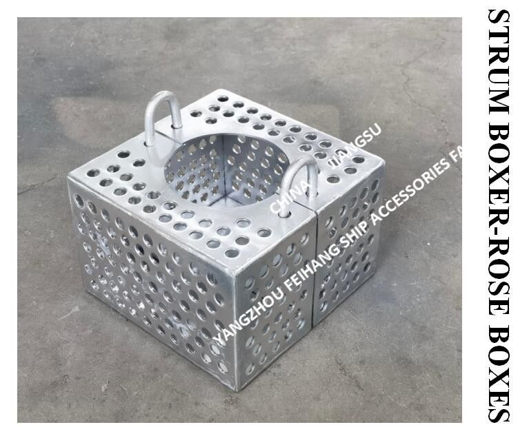 Filtre en acier galvanisé Rose Box pour ligne de bilge FH-100A JIS F7206 Mesh-10mm