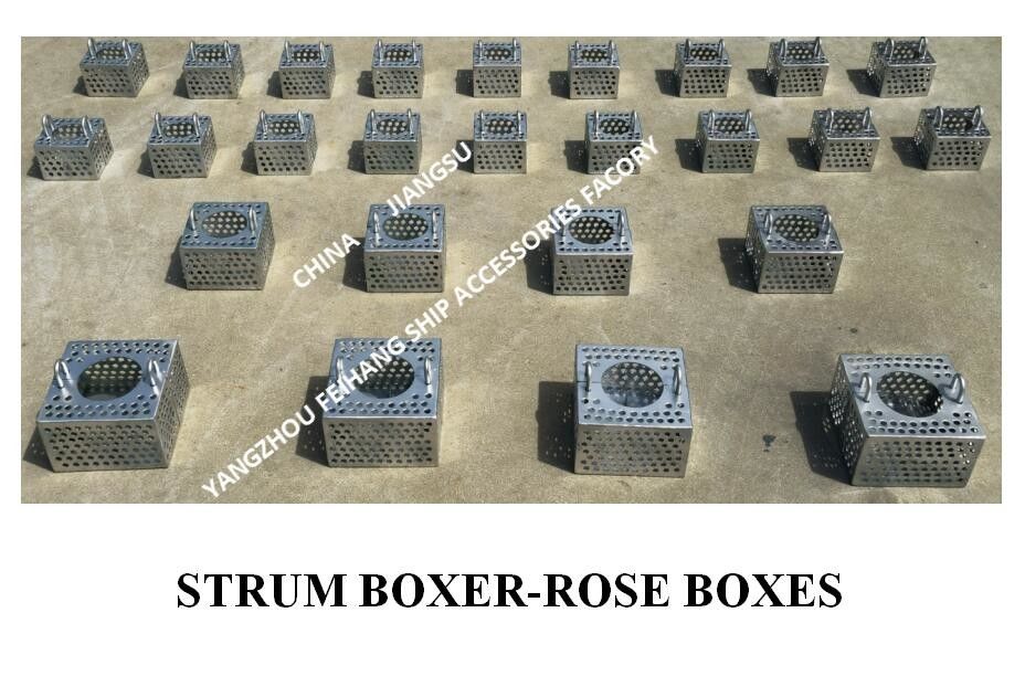 Filtre en acier galvanisé Rose Box pour ligne de bilge FH-100A JIS F7206 Mesh-10mm