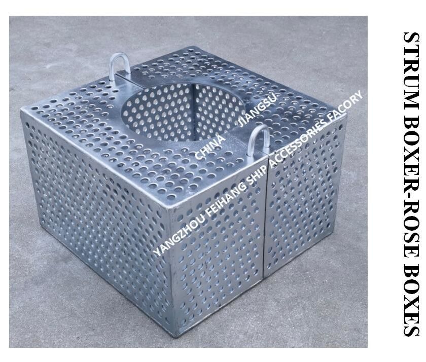 Filtre en acier galvanisé Rose Box pour ligne de bilge FH-100A JIS F7206 Mesh-10mm