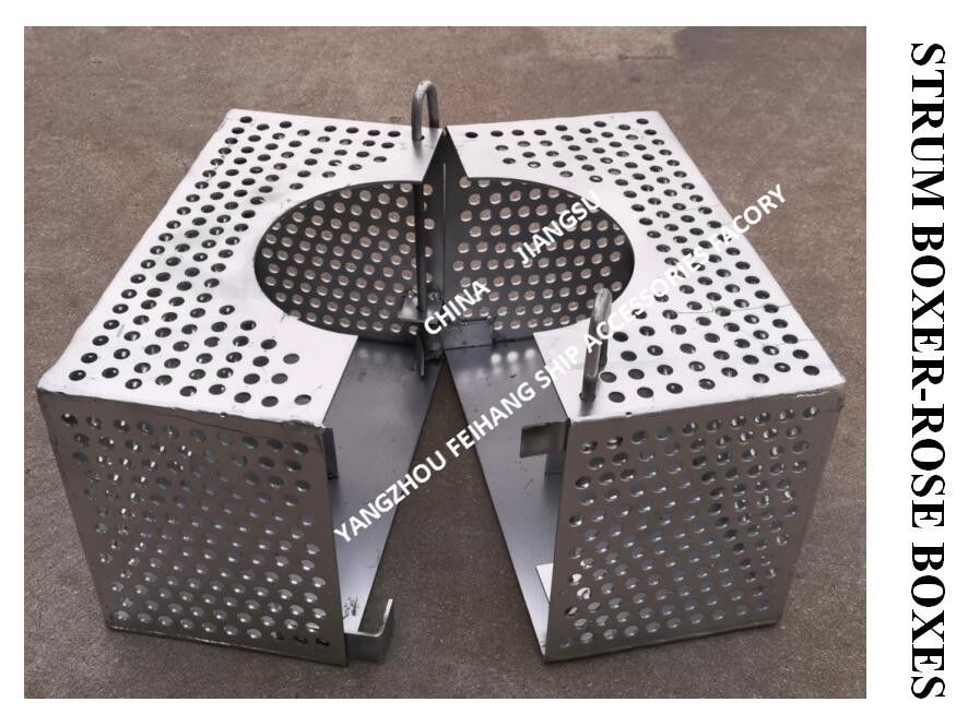 Filtre en acier galvanisé Rose Box pour ligne de bilge FH-100A JIS F7206 Mesh-10mm