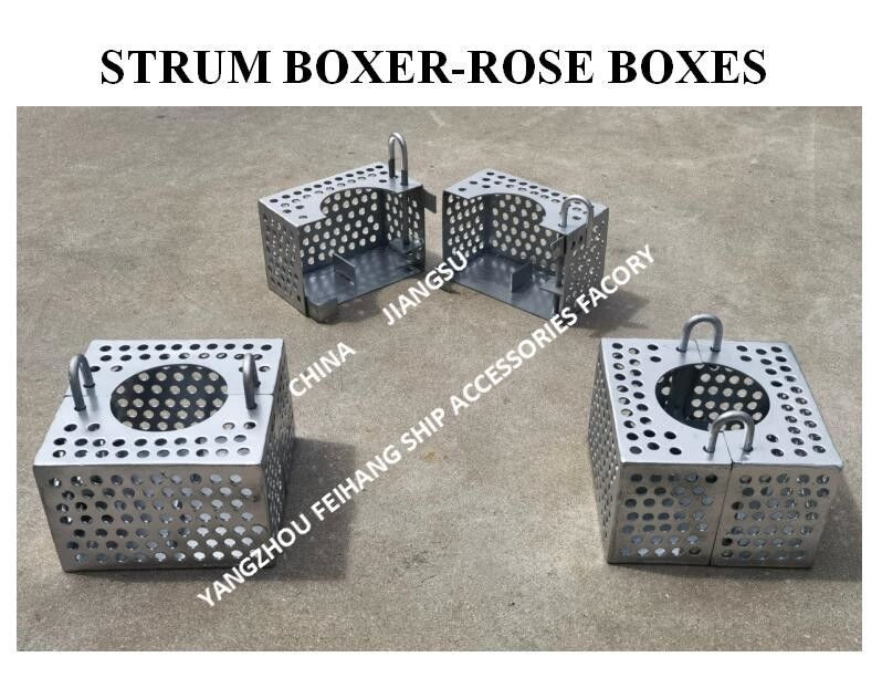Filtre en acier galvanisé Rose Box pour ligne de bilge FH-100A JIS F7206 Mesh-10mm
