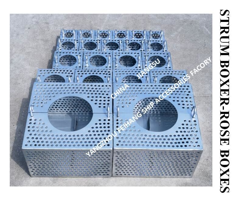 Filtre en acier galvanisé Rose Box pour ligne de bilge FH-100A JIS F7206 Mesh-10mm