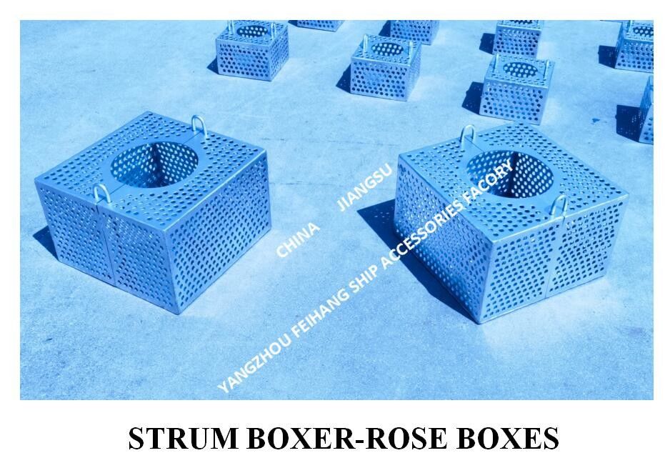 Filtre en acier galvanisé Rose Box pour ligne de bilge FH-100A JIS F7206 Mesh-10mm