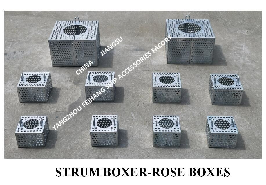 Filtre en acier galvanisé Rose Box pour ligne de bilge FH-100A JIS F7206 Mesh-10mm
