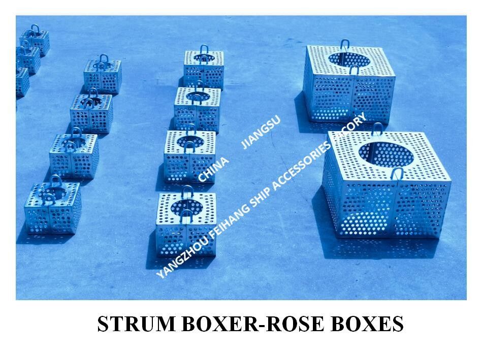 Filtre en acier galvanisé Rose Box pour ligne de bilge FH-100A JIS F7206 Mesh-10mm