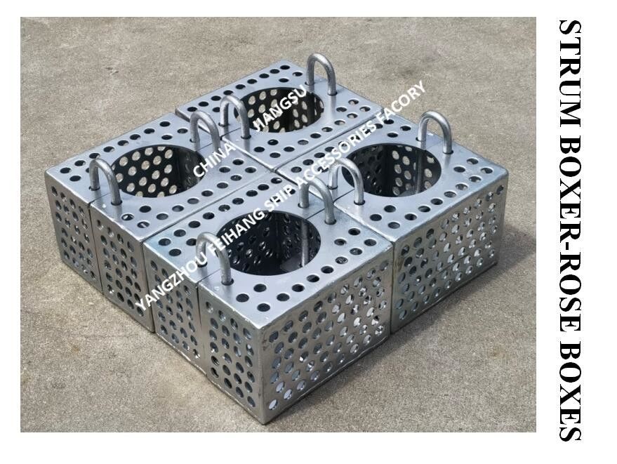 Filtre en acier galvanisé Rose Box pour ligne de bilge FH-100A JIS F7206 Mesh-10mm