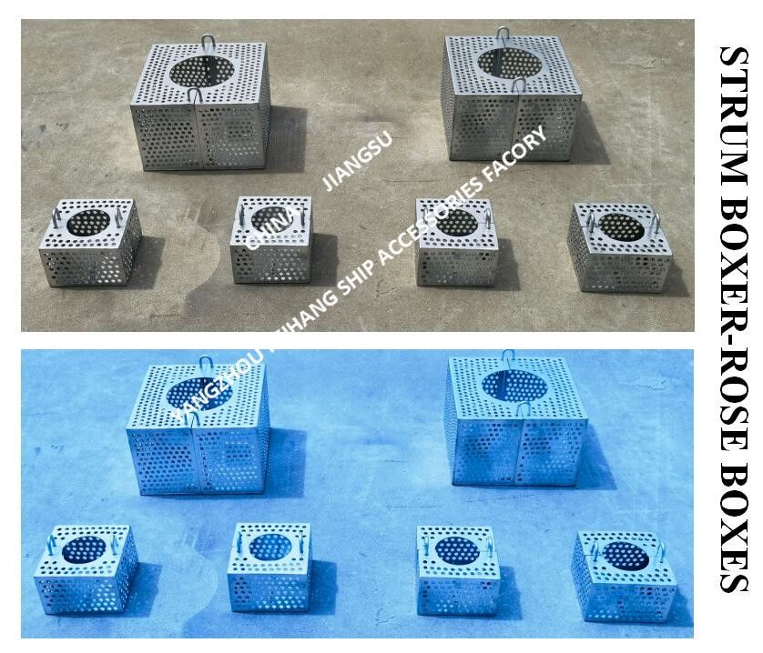 Filtre en acier galvanisé Rose Box pour ligne de bilge FH-100A JIS F7206 Mesh-10mm
