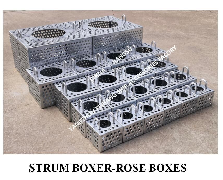 Filtre en acier galvanisé Rose Box pour ligne de bilge FH-100A JIS F7206 Mesh-10mm