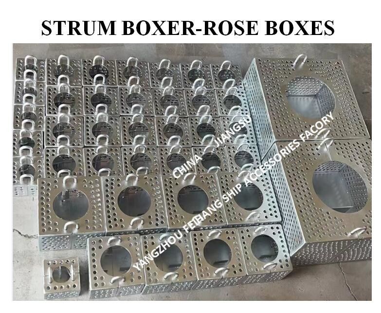 Filtre en acier inoxydable Rose Box pour ligne de bilge FH-100A JIS F7206 Maillage 10 mm