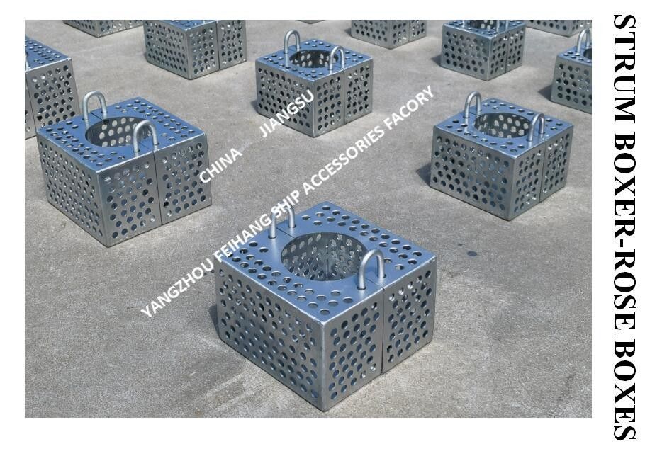 Filtre en acier galvanisé Rose Box pour ligne de bilge FH-100A JIS F7206 Mesh-10mm