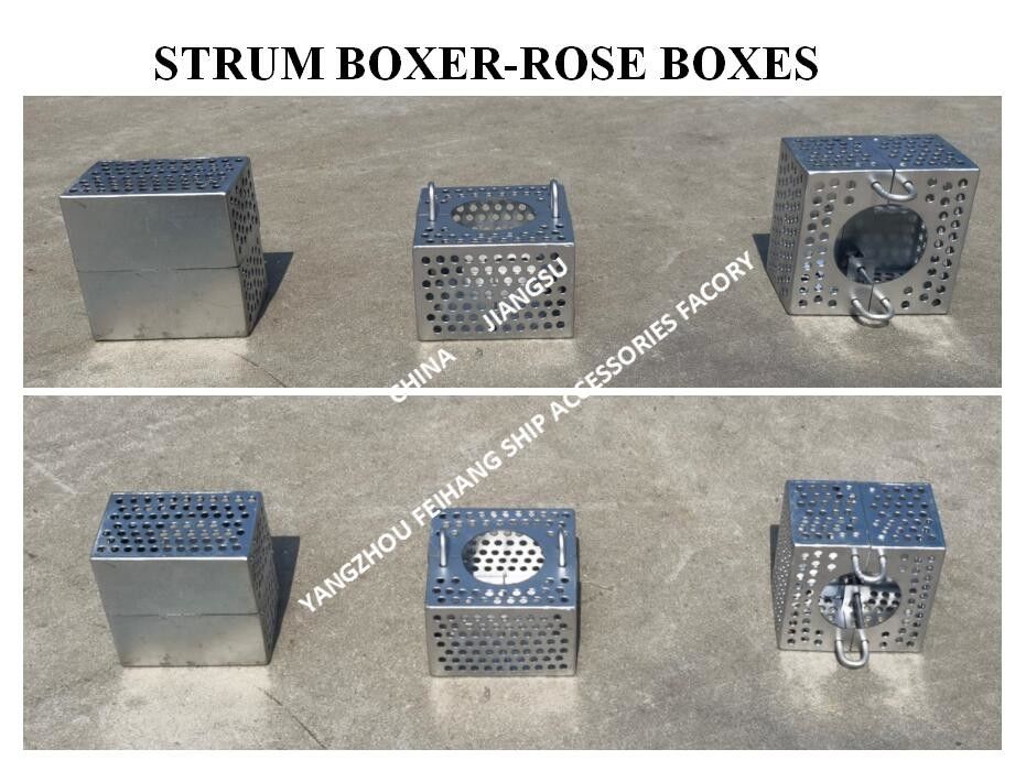 Filtre en acier inoxydable Rose Box pour ligne de bilge FH-100A JIS F7206 Maillage 10 mm