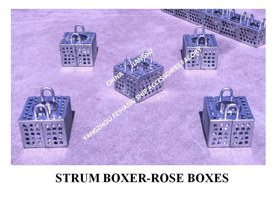 Filtre en acier inoxydable Rose Box pour ligne de bilge FH-100A JIS F7206 Maillage 10 mm