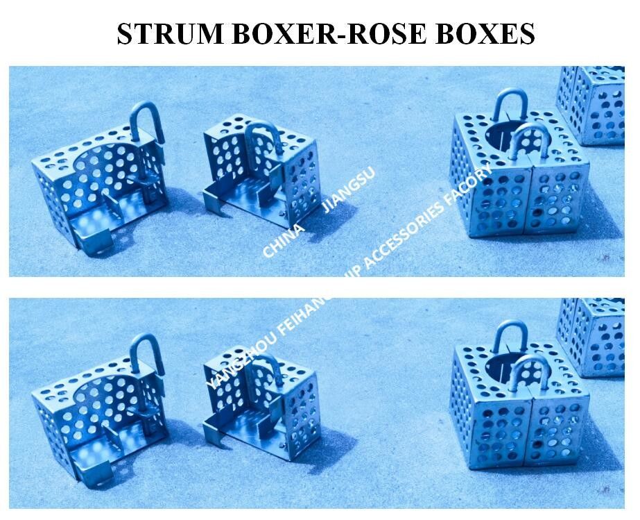 Filtre en acier galvanisé Rose Box pour ligne de bilge FH-100A JIS F7206 Mesh-10mm