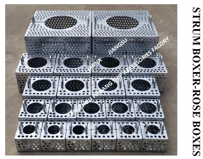 Filtre en acier galvanisé Rose Box pour ligne de bilge FH-100A JIS F7206 Mesh-10mm