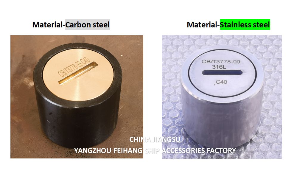 Tête de tuyau de sondage C50 CB/T3778 OD 92 mm Matériau Couvercle en cuivre Corps en acier au carbone avec conception haute performance