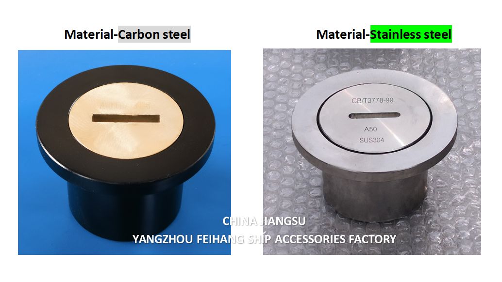 Tête de tuyau de sondage C50 CB/T3778 OD 92 mm Matériau Couvercle en cuivre Corps en acier au carbone avec conception haute performance