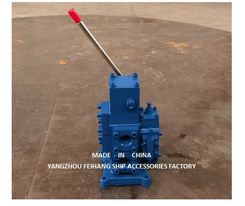Bloc de vanne de commande de treuil avec taille de port d'entrée/sortie 20a-50a en bleu et vert pour une efficacité de performance opérationnelle optimale