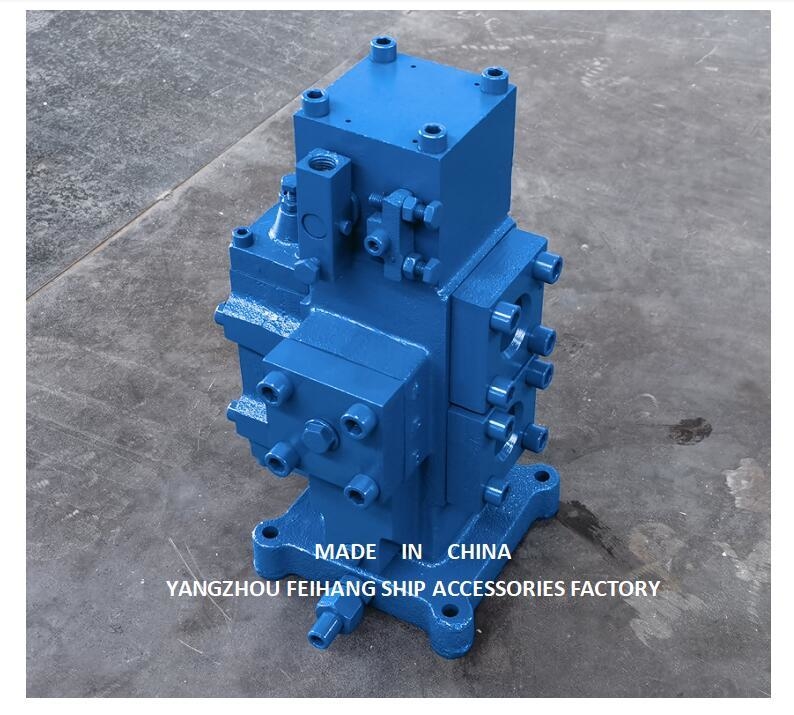 Bloc de vanne de commande de treuil avec taille de port d'entrée/sortie 20a-50a en bleu et vert pour une efficacité de performance opérationnelle optimale