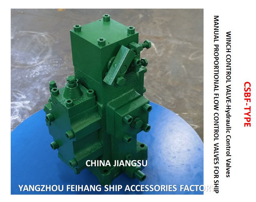 Valve de contrôle de treuil Feihang Marques Modèle-CSBF-H-G25 Taille Dn25, Débit 200l/Min, Pression 25mpa, Opération manuelle