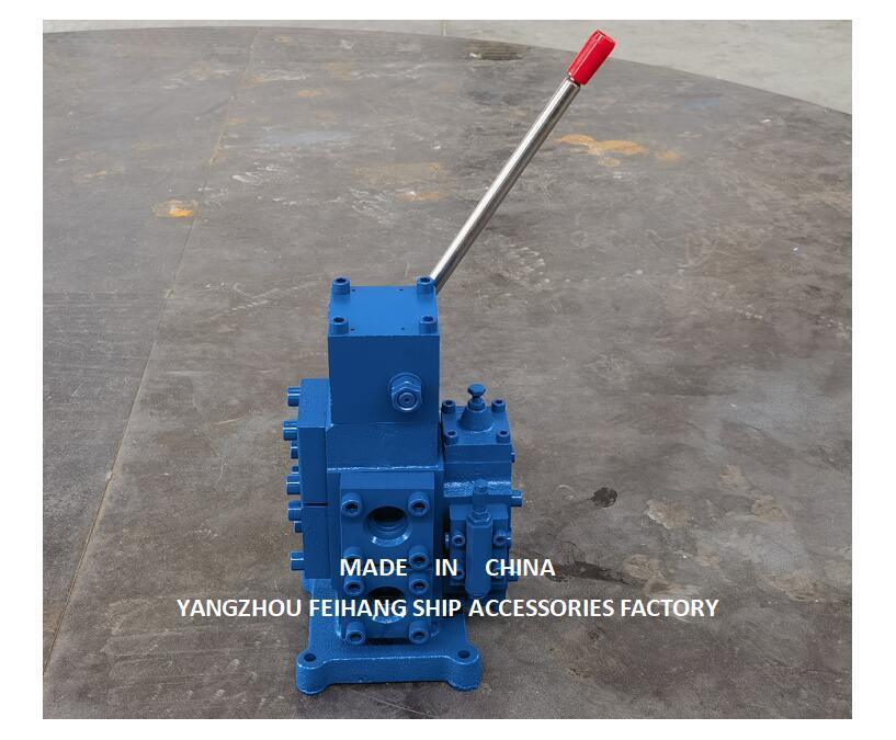 Valve de contrôle de treuil Feihang Marques Modèle-CSBF-H-G25 Taille Dn25, Débit 200l/Min, Pression 25mpa, Opération manuelle