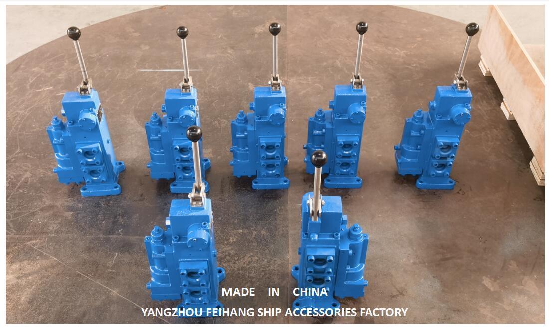Attributs du produit pour la vanne de commande de treuil 35SFRE et la vanne composée de direction de débit proportionnelle manuelle marine 35SFRE-MO25