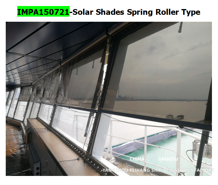 shipbuilding SunShade roller type blind  & shipbuilding Sunshade SunScreens roller blind with cassette box- for Navigation Bridge Windows
