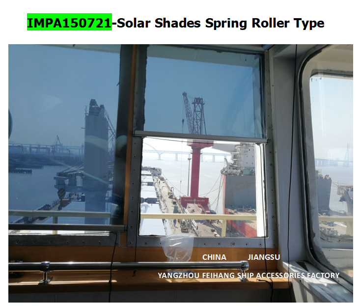 Type de pare-soleil solaire marin et pare-soleil marin Protégeurs solaires pare-soleil avec boîte à cassettes- Pour les fenêtres de pont de navigation