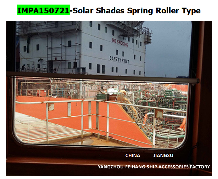 Type de pare-soleil solaire marin et pare-soleil marin Protégeurs solaires pare-soleil avec boîte à cassettes- Pour les fenêtres de pont de navigation