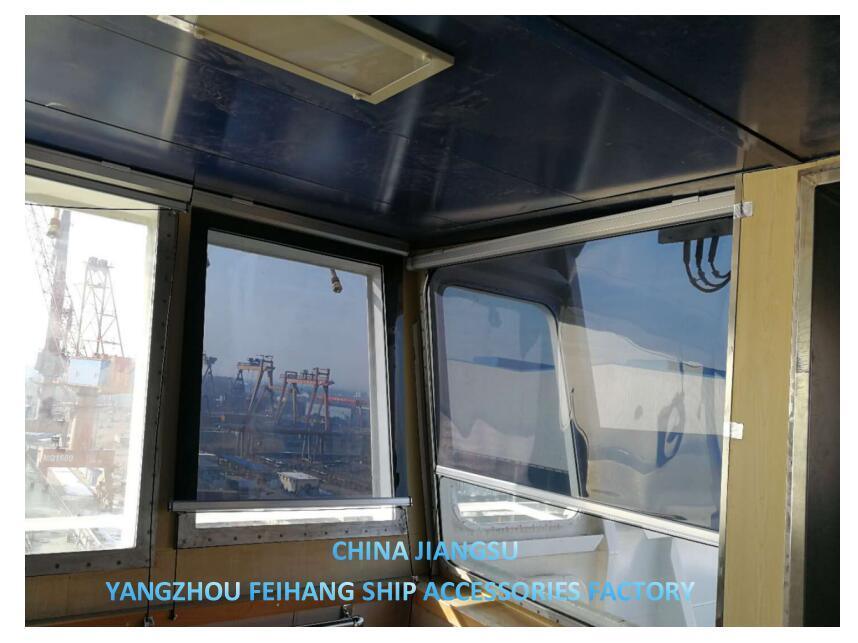 sunshading curtain for shipbuilding sunshade shade sunscreens for ships Frame Material Alum-Alloy Films Color GOLD,SILVER,GREY,BRONZE