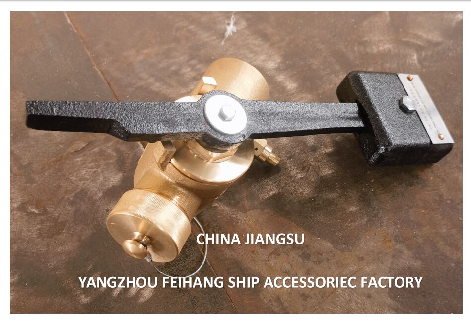 Robinet de sondage FH-40A CB/T3778 en bronze à fermeture automatique à 360 degrés avec robinet d'essai BSP Robinet de tuyau de sondage à fermeture automatique PN2.5 Matériau - Cuivre avec extrémité filetée BSP interne et tige rotative à 360°