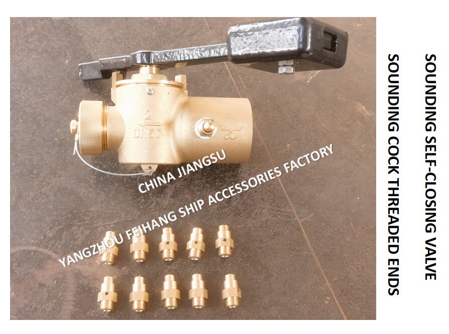 Vanne d'échantillonnage à fermeture automatique pour réservoir de carburant Modèle FH-DN40 Robinet à fermeture automatique Cb/T3778-99 pour tuyau d'échantillonnage