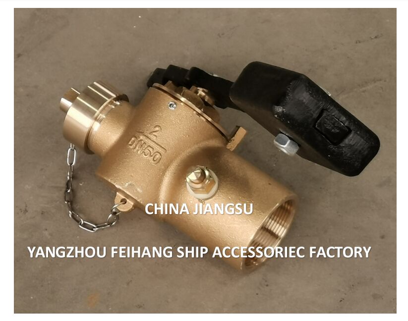 Vanne d'échantillonnage à fermeture automatique pour réservoir de carburant Modèle FH-DN40 Robinet à fermeture automatique Cb/T3778-99 pour tuyau d'échantillonnage
