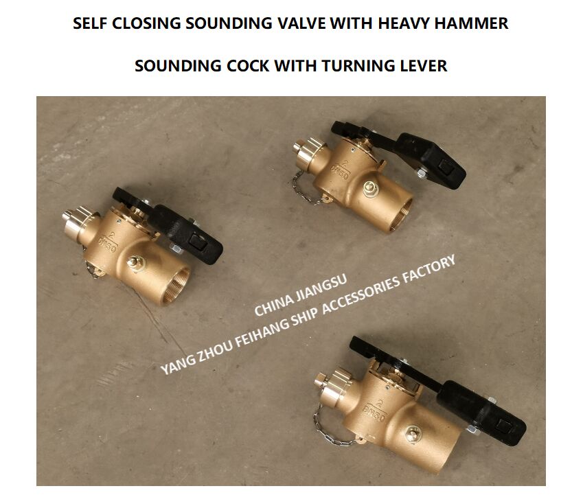 soupape de fermeture automatique & soupape de fermeture automatique de mesure de profondeur pour cabine de testeur marin modèle FH-50A CB/T3778-99